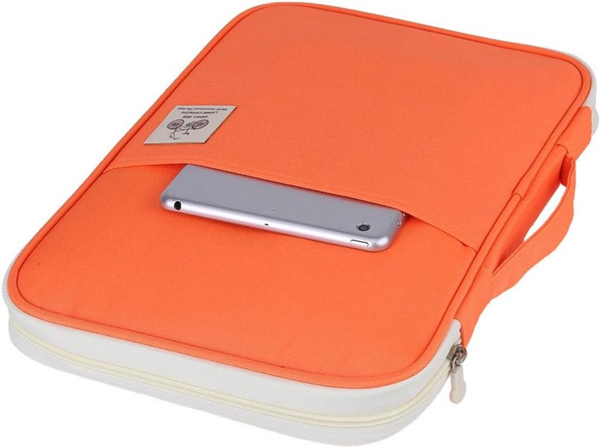 Waterdichte A4 Documententas met Ritssluiting - Ruimte voor Laptop, Smartphone & Pennen