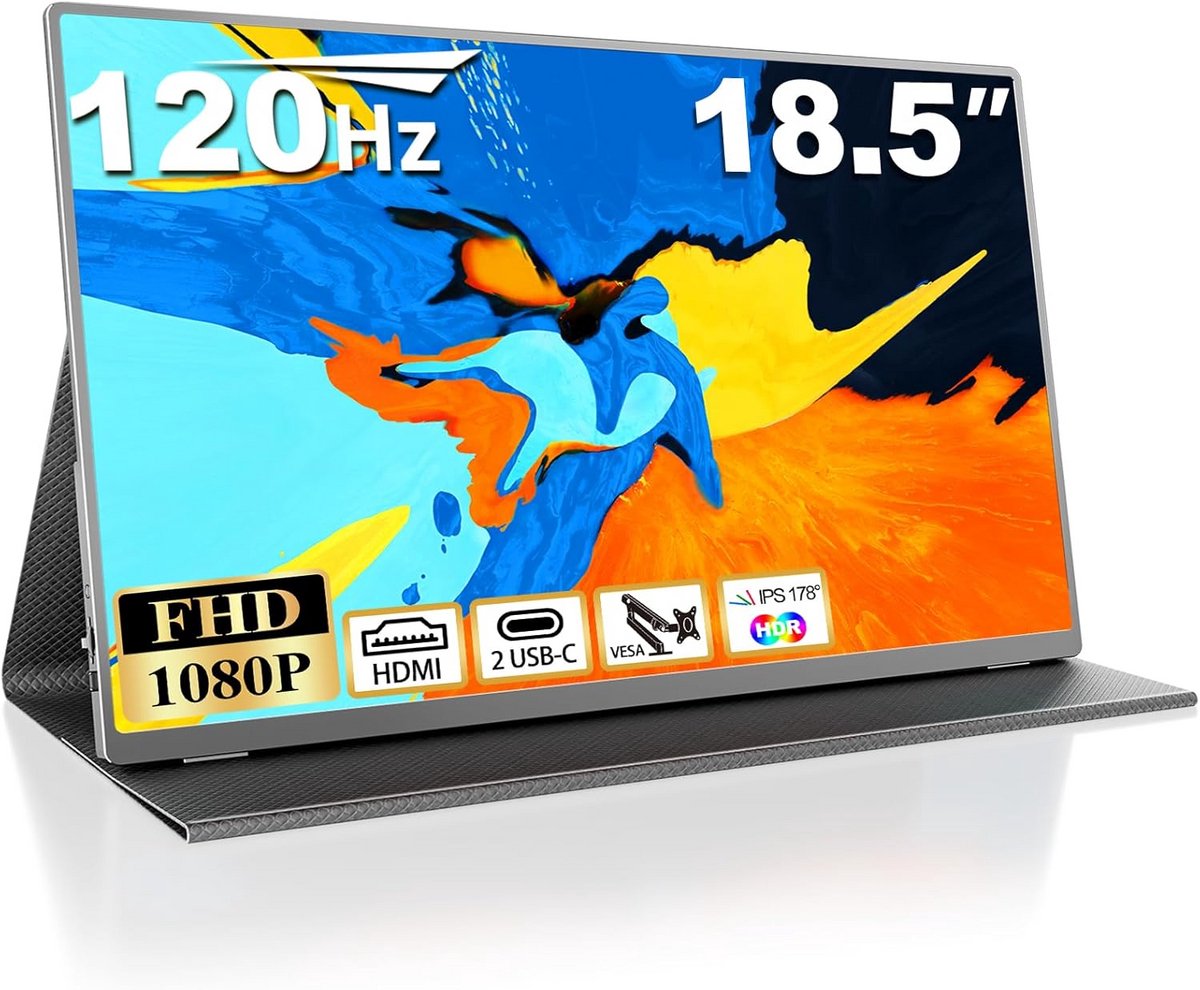 17.3 Inch Draagbare Monitor 1080P IPS USB-C HDMI voor Laptop