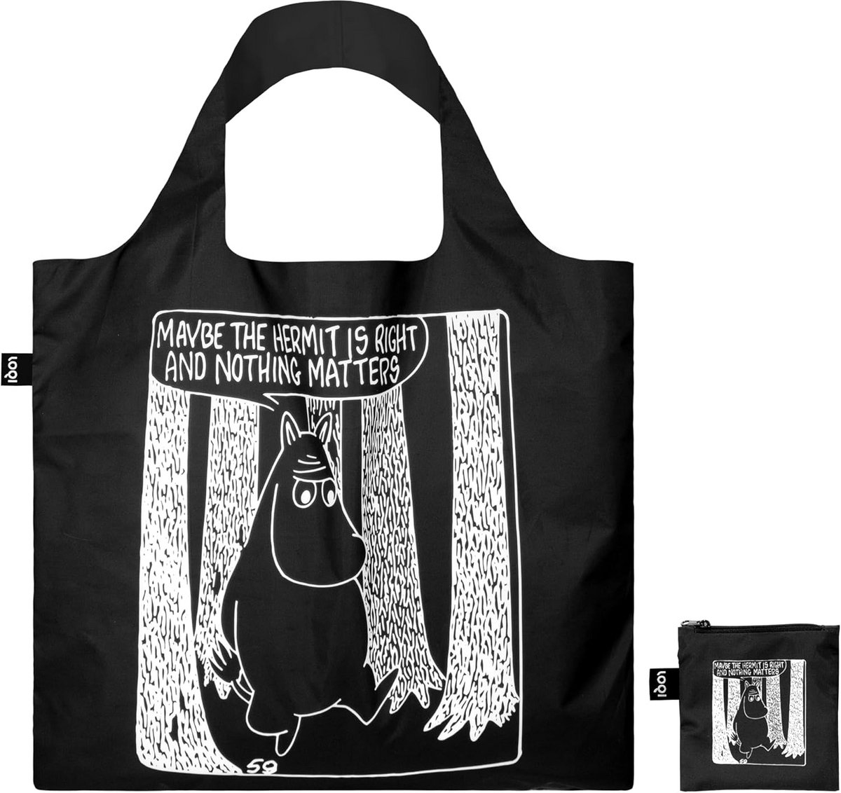 Duurzame Boodschappentas met Moomin Strip Avonturen - Herbruikbare Tas