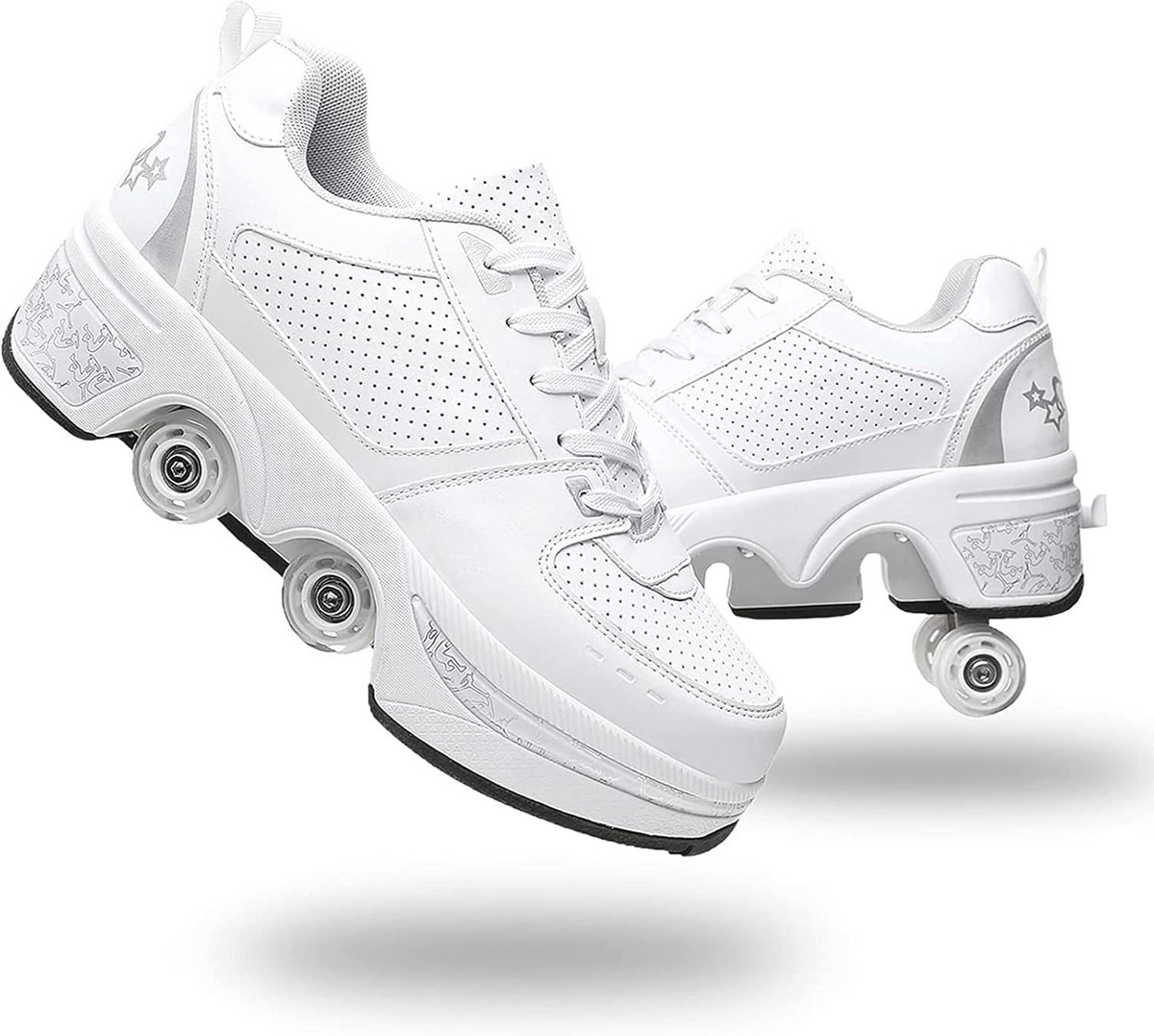 Verstelbare Skeelerschoenen met Wielen voor Dames en Meisjes