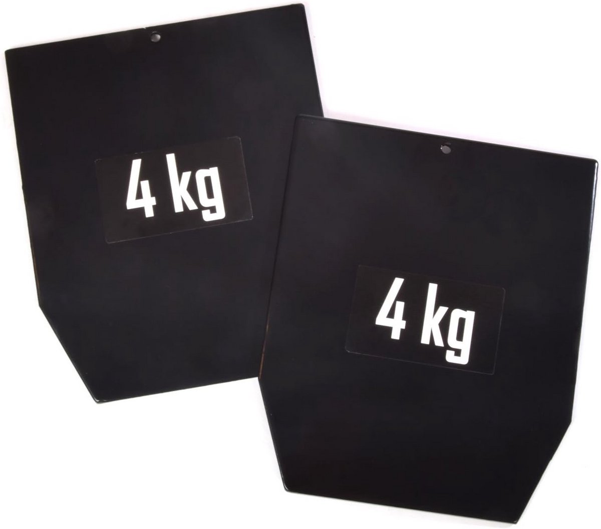 Losse Stalen Gewichtsplaten voor Gewichtsvesten - 4 kg Set