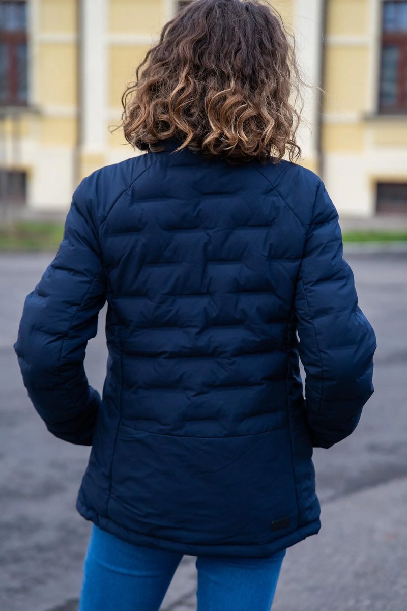 Dameswinterjas Kjelvik Sitaa marineblauw - 38