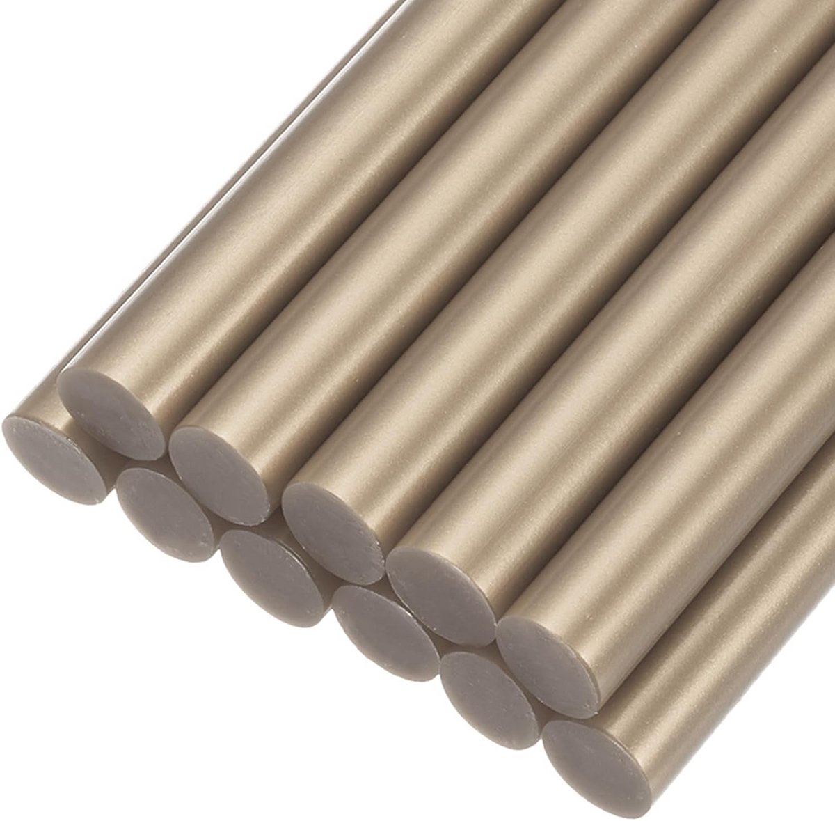 Lijmsticks Mini 7mm x 200mm - Ideaal voor Hobby & Knutselen - 12 Stuks Champagne Goud