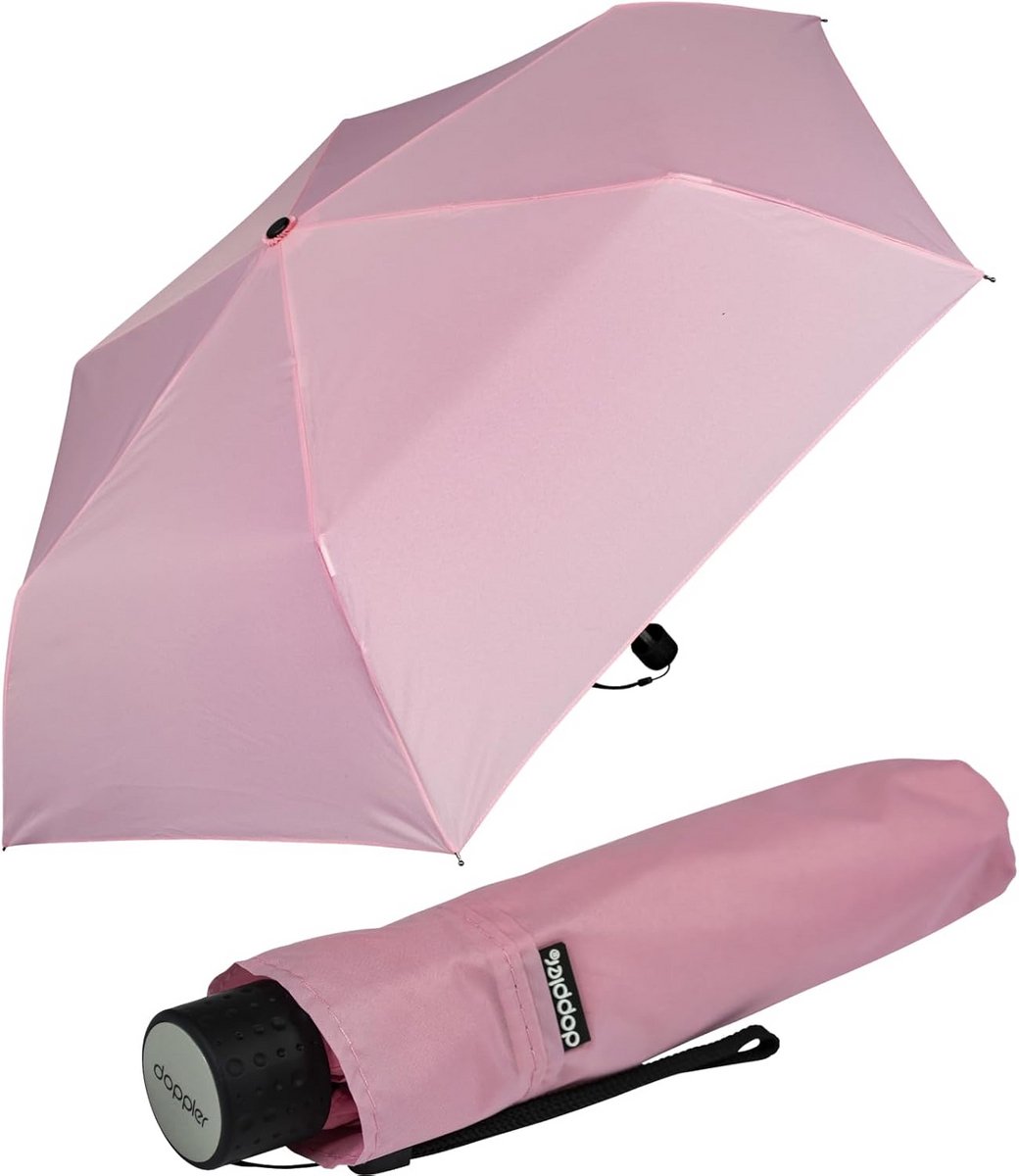 Ultra Lichte Compacte Mini Paraplu - Vezel & Aluminium - Handzaam en Sneldrogend