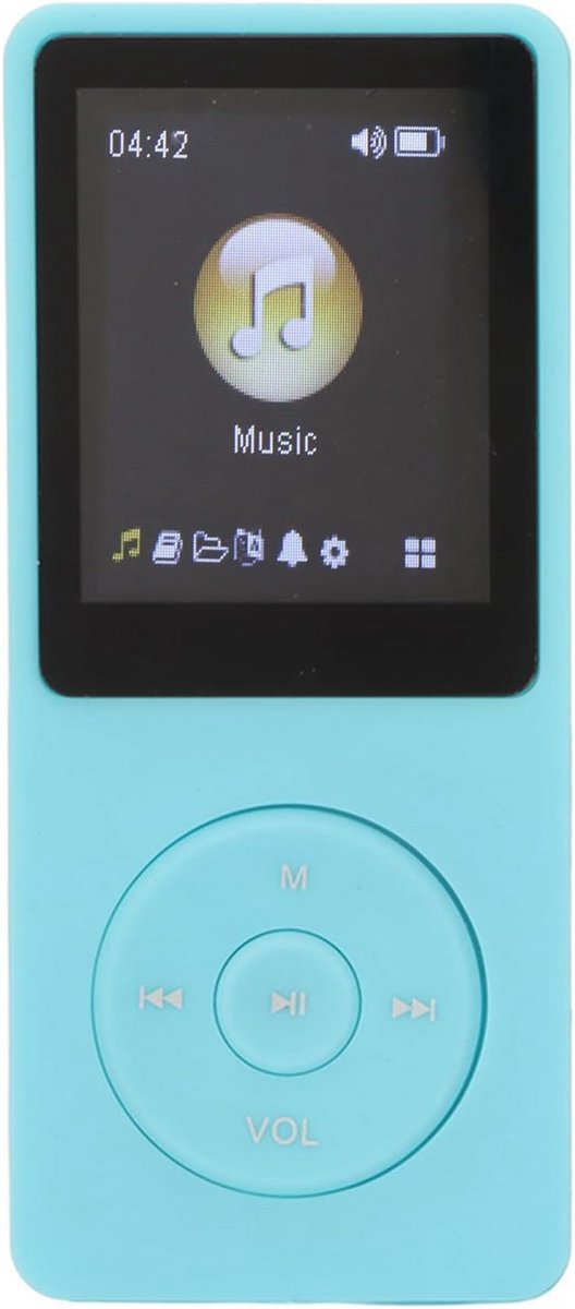 Draagbare MP3/MP4 Speler met Lossless Audio, Video en E-book Functies - 8 Uur Speeltijd
