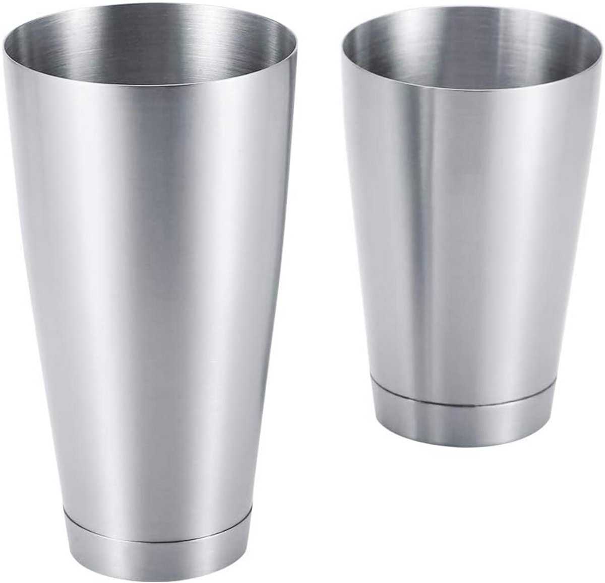 Professionele Boston Cocktail Shaker Set RVS - 600/750 ML - Barman Tool voor Thuis en Bar