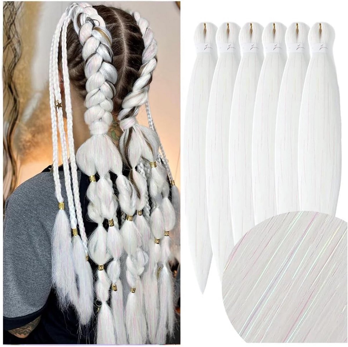 32 inch haarverlengingen - 3-pack voor volume en lengte
