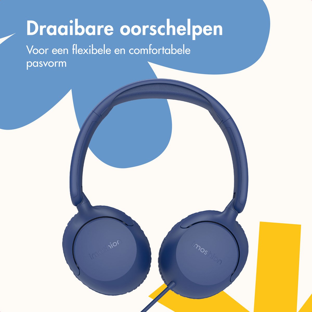 imoshion Kinder Koptelefoon met Draad - Met Decibelbegrenzer en Stickervellen - Koptelefoon Kinderen met AUX Kabel – foto 8