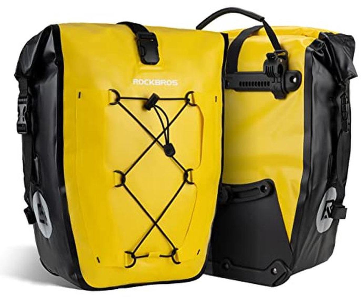 Waterdichte Achterfiets Tas - 25L Capaciteit, Verstelbare Bevestiging en Reflecterend Design
