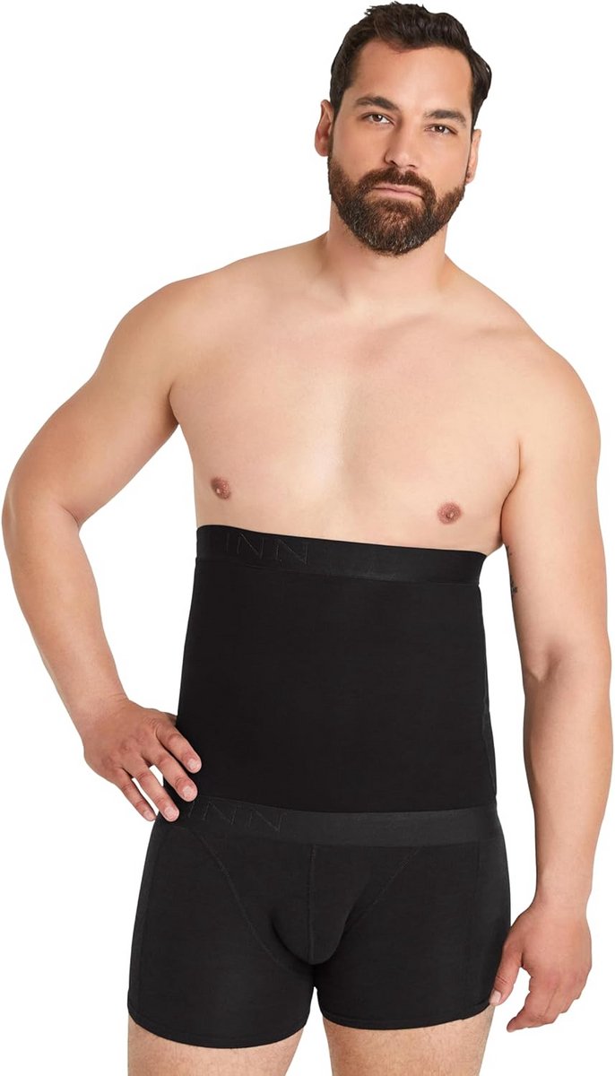 Compressieriem voor heren - Figuurvormende Shapewear met Buikweg-effect en Katoen