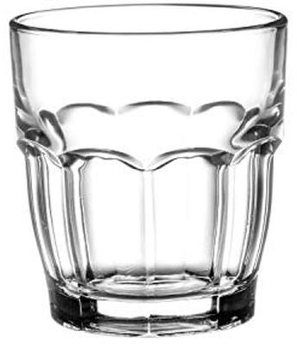 Set van 6 Juice Glazen - Kleurloos, Perfect voor Water en Softdrinks