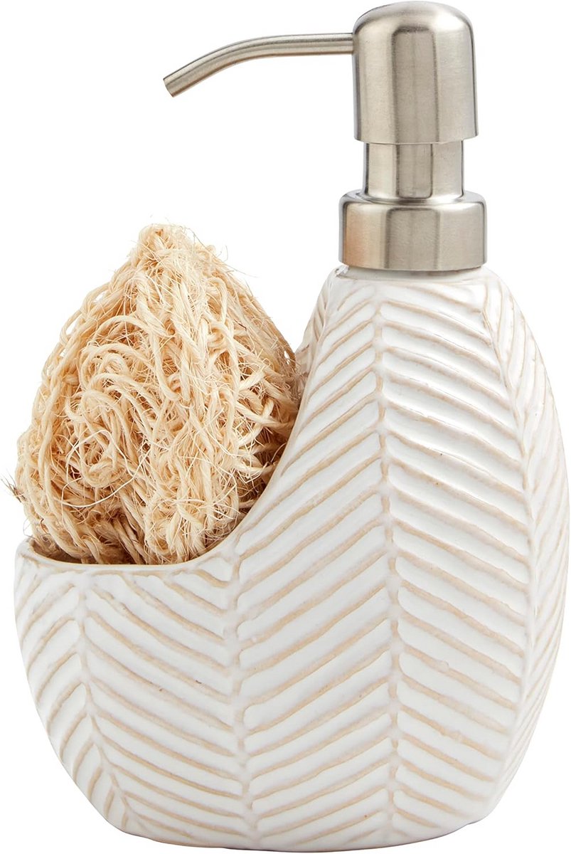 Badkamer Organizer Set met Schuurspons en Mandje