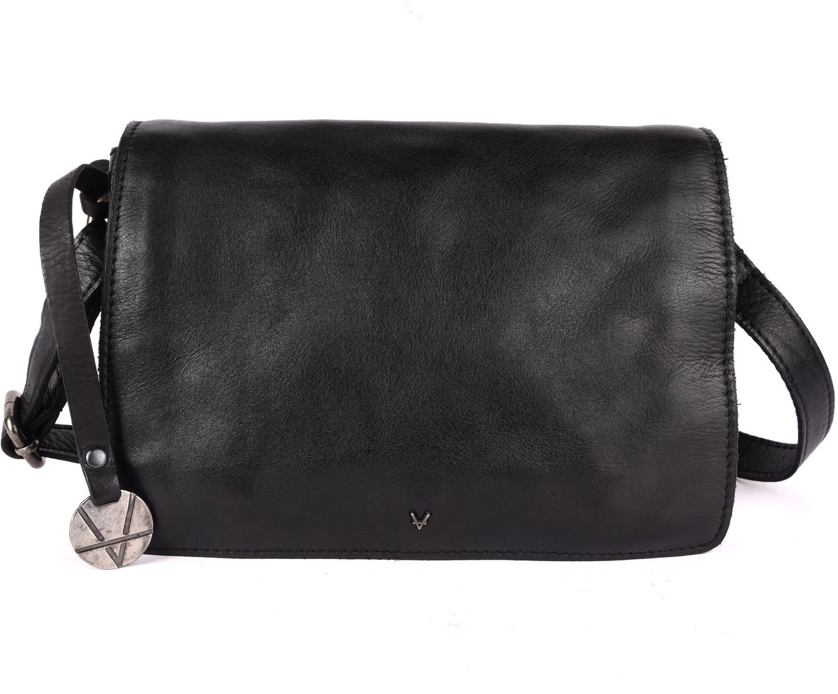 Echte Italiaanse Leren Kleine Crossbody Slingtas – Trendy Casual Kantoortas met Verstelbare Schouderriem