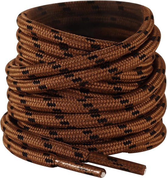 Set de 2 Lacets de Chaussures Robustes et Ronds pour Chaussures de Marche et Bottes de Travail (4,5 mm)