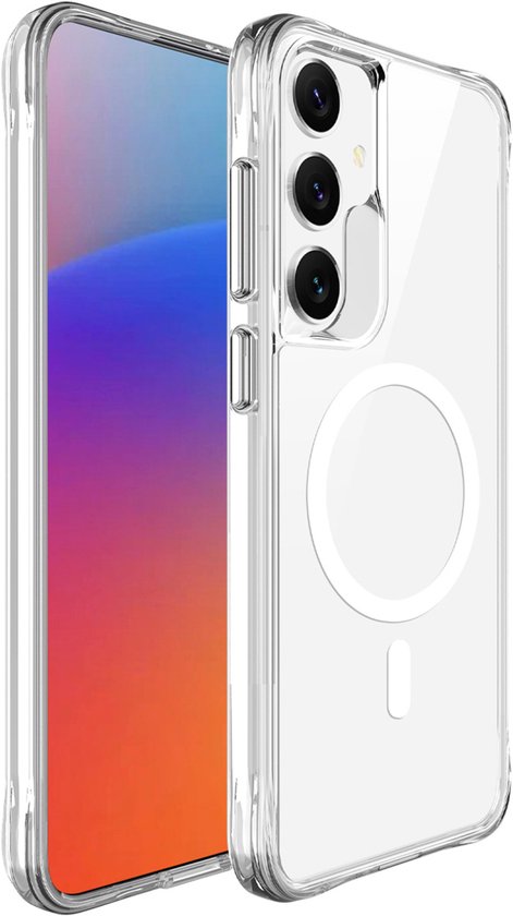 imoshion Coque adaptée pour Samsung Galaxy S25 Plus - imoshion Rugged Air adaptée pour MagSafe - Transparent