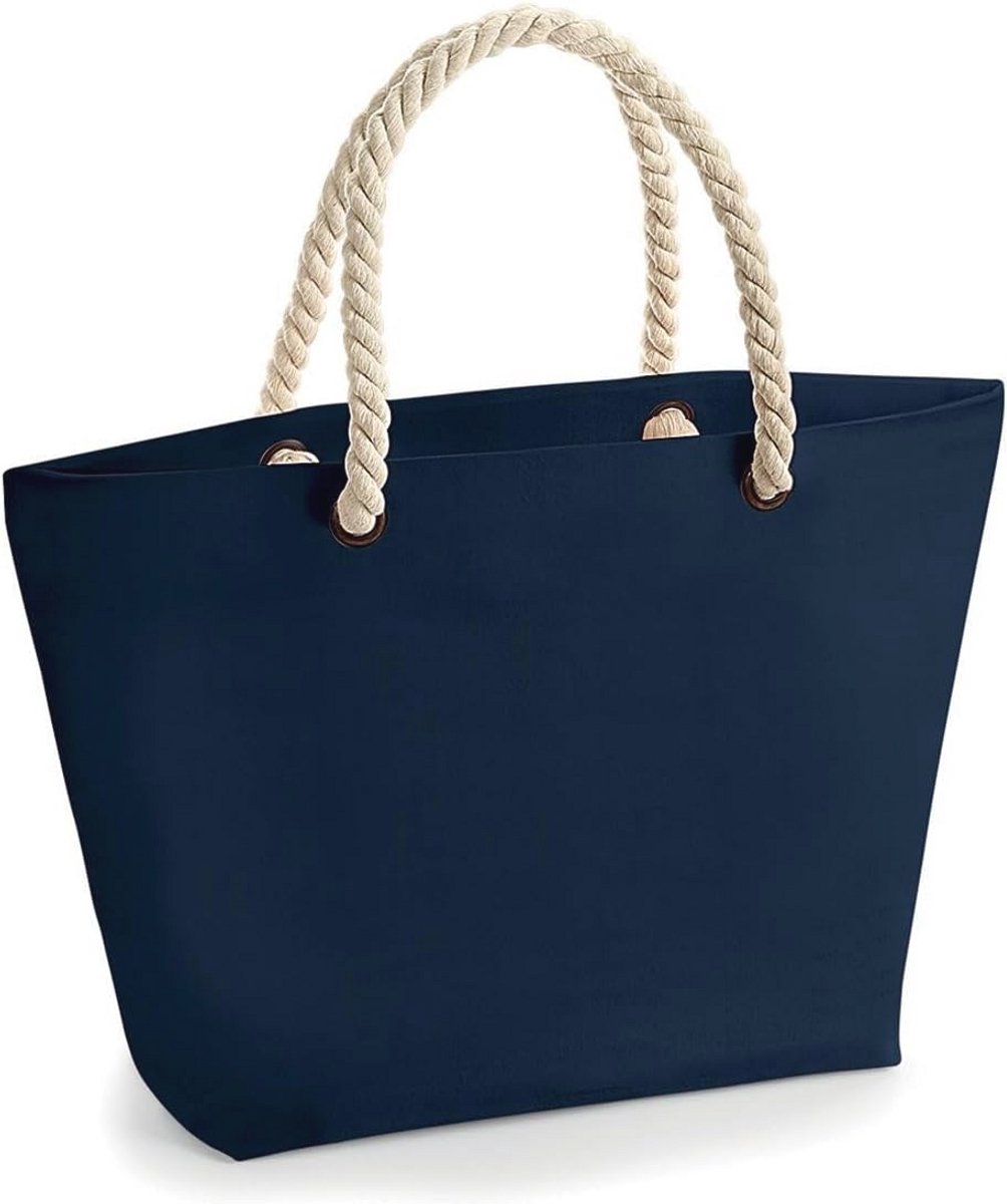 Strandtas voor Dames - Grote Canvas Shopper, Perfect voor Strand en Boodschappen