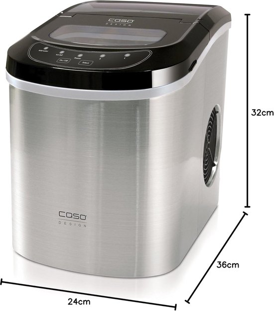 Design IJsblokjesmaker - 500 g IJsblokjes per Uur, Binnen 6-13 Minuten Klaar, 2.2 L Watertank, Automatische Uitschakeling van Merkloos — afbeelding 2