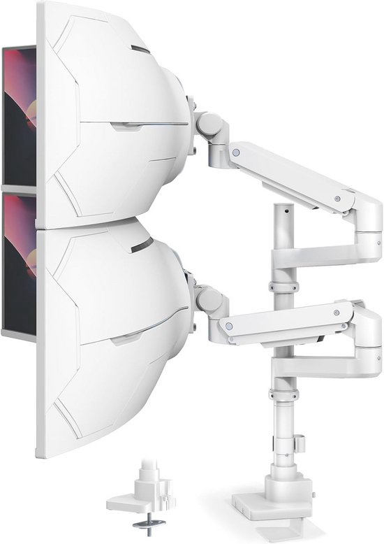 Bras De Moniteur Gaming Ergonomique 27-50" - Support Écran Jusqu'à 18kg VESA 75/100