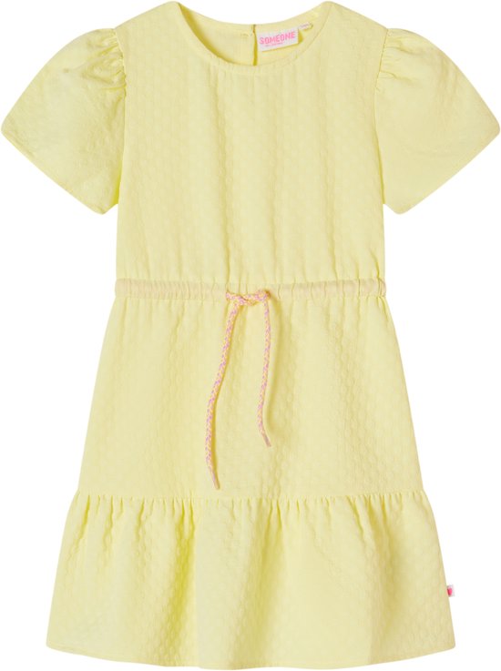 Someone LOU-SG-51-H Meisjes Jurk - LIGHT YELLOW
