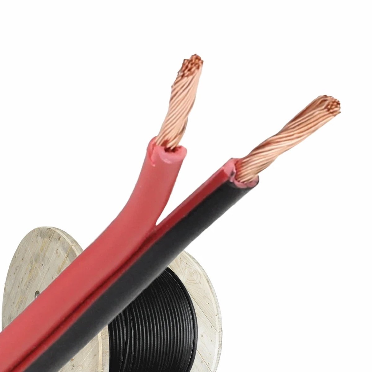 Helukabel luidsprekerkabel 2x0.5mm² zwart/rood per haspel 500 meter