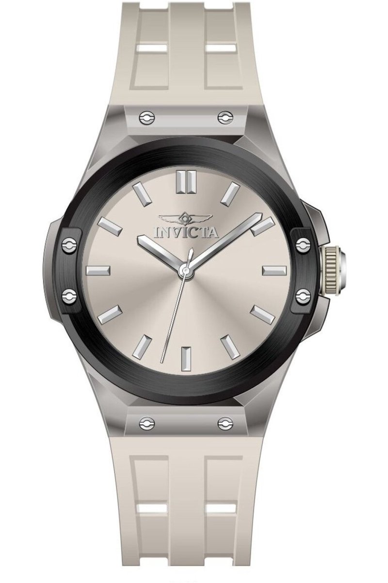 Invicta Sea Base 50009 Heren Horloge - Waterdicht - Analoog - Quartz Uurwerk - Plastic met zilveren Wijzerplaat - 45mm