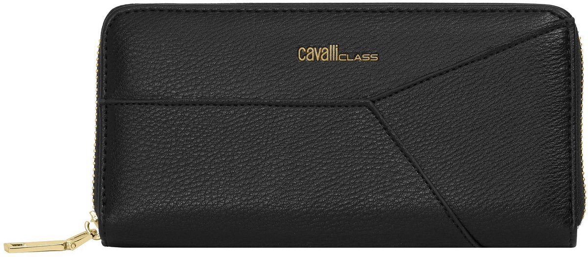 Cavalli Class Portemonnee 19 cm - Dames - Horizontaal - Black