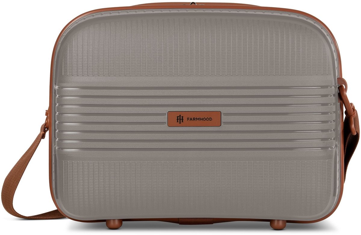 Farmhood Eco Edition 02 Beautycase 34 cm - 12 L - Ritssluiting - cappuccino