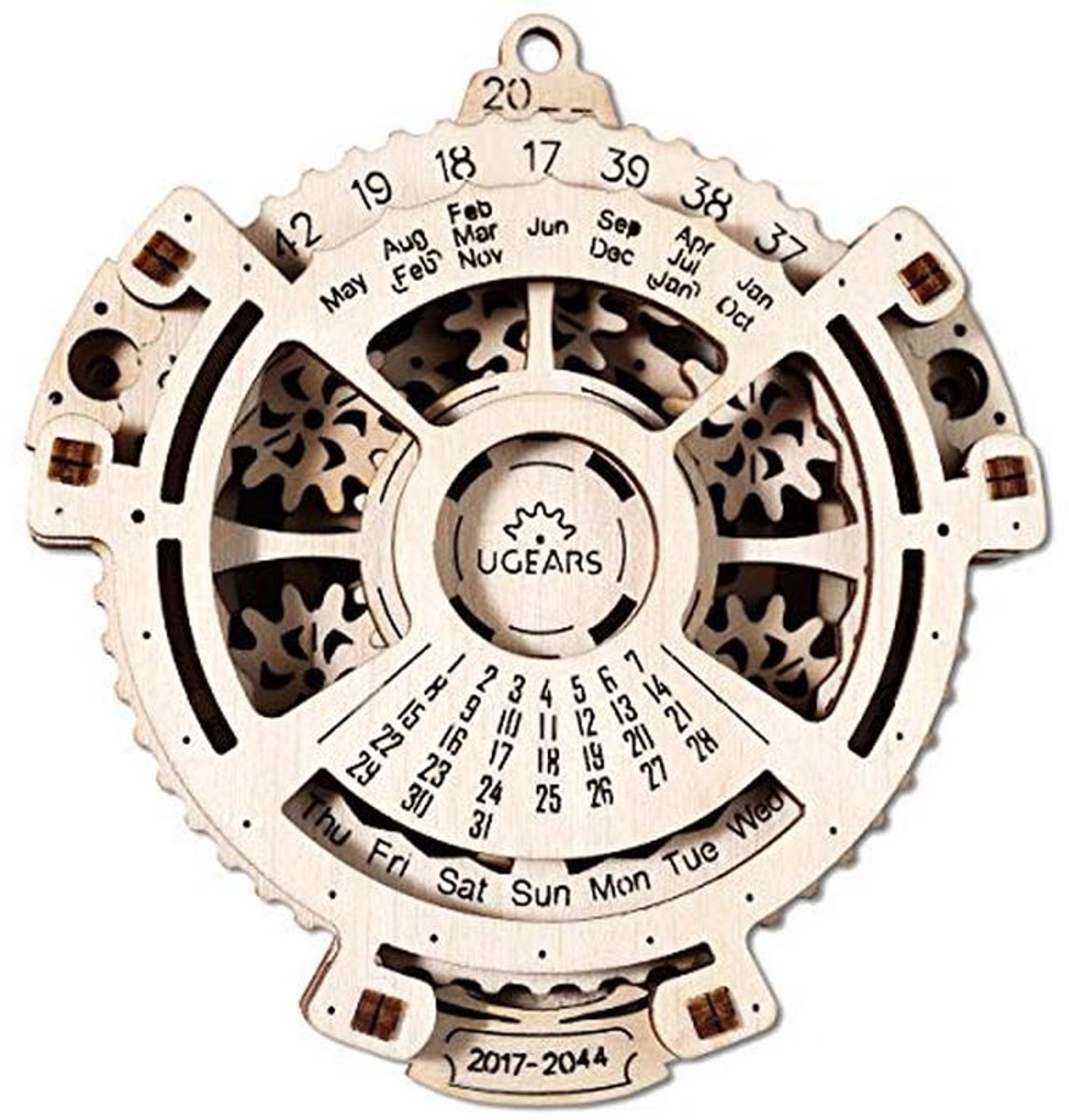 Mechanisch datumnavigator model - Houten 3D-puzzel voor volwassenen