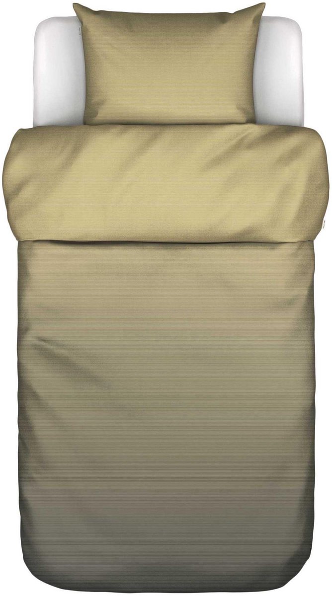 Marc O'Polo Jorn Dekbedovertrek Biologisch Katoensatijn Deep pea - Eenpersoons – 140x200/220 cm