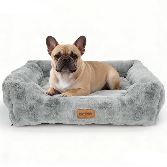 Panier pour chien Nobleza - 75 x 65 x 20 cm - Moyen - Grijs