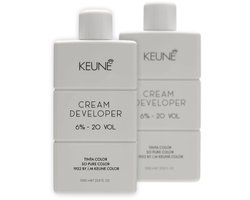 2 STUKS - Keune Cream Developer 20 vol (6%) 1000ml