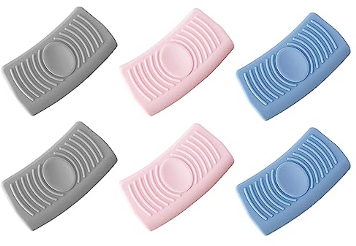 Silicone Handgrepen voor Pannen - 6 Delige Set met Antislip Design