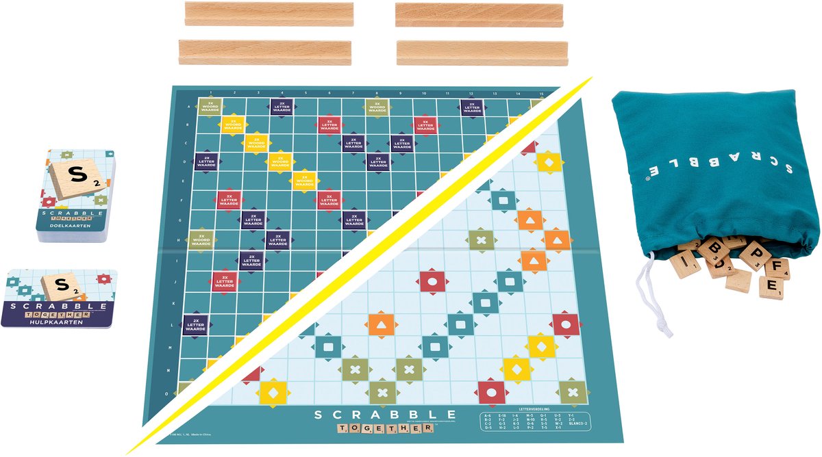 Mattel Games Scrabble - Met Houten Blokjes - Nederlandse Editie — afbeelding 7