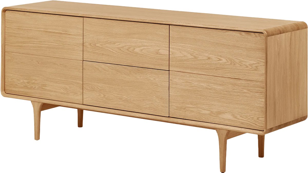 Artichok Mels Sideboard Naturel - Eikenhout - Scandinavisch - TV Kast - 180 x 75 cm