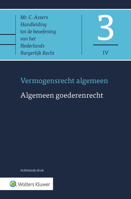 Asser-serie 3-IV - Algemeen goederenrecht - cover