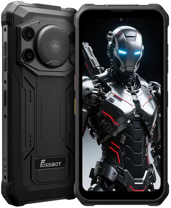 BLKE Max Mini Smartphone Rugged 3,7, Android 12, Batterie 3000 mAh, 6 Go 128 Go, Caméra 13 MP, téléphone Mini étanche IP68 avec Double SIM, Processeur Octa Core, Face ID et GPS