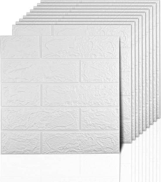 StickGrid Wandpanelen - Zelfklevende 3D Houtlook