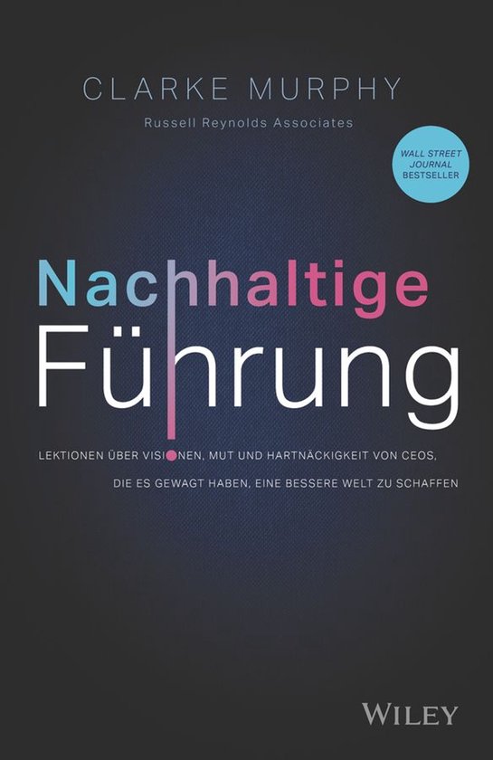 Nachhaltige Führung - cover