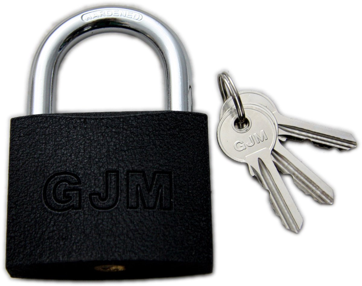 GJM IJzeren Hangslot 75mm met Beugel - Solide Beveiliging