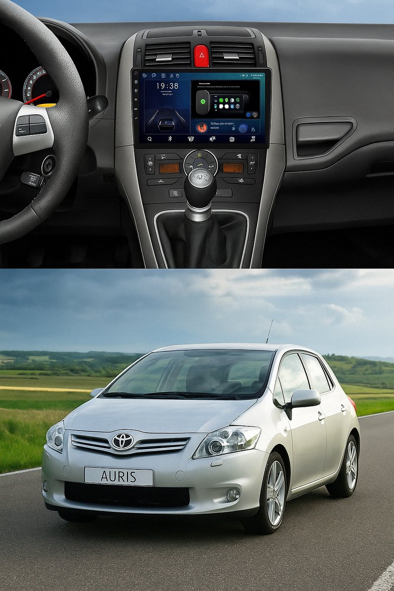 ADIVOX T1 10.1 inch geschikt voor Toyota Auris 2006-2011 CarPlay/Auto/Wifi/DSP/RDS/NAV/DAB+
