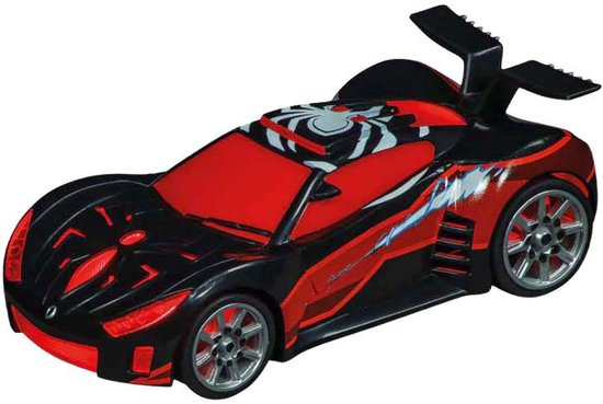 Carrera Go!!! Speelgoedvoertuig - GO!!! Spider-Man Speed Shifter - Zwart/Rood auto van Carrera — afbeelding 2
