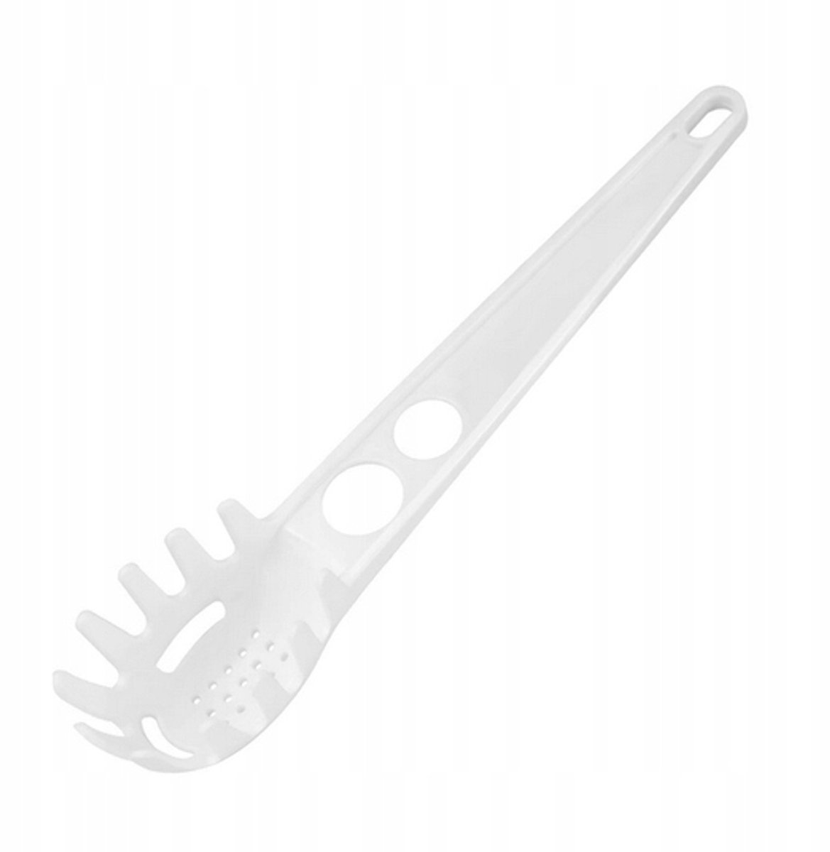 Witte Spaghettilepel - 27cm, BPA-vrij, Keukengerei
