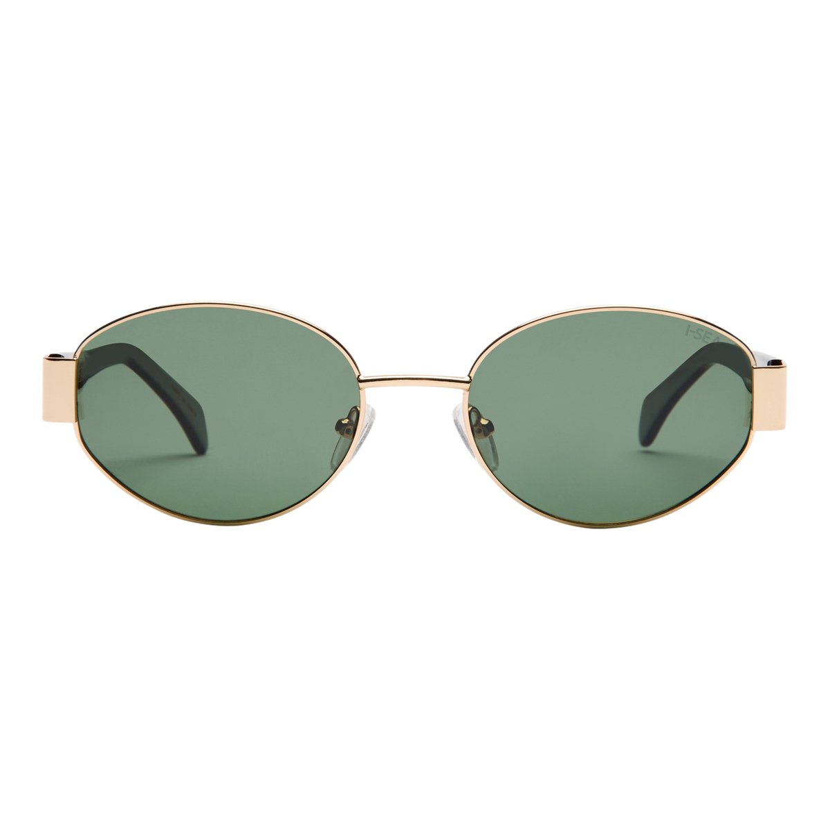 I-SEA LENNOX Acetaat Zonnebril Polarized Gold - Green