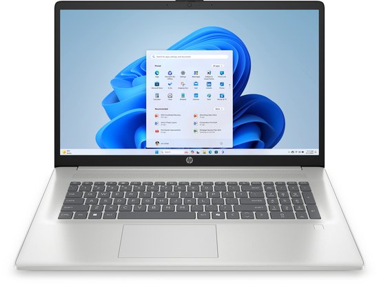 HP 17-cp2640ng AMD Ryzen™ 3 7320U Laptop 43,9 cm (17.3") Full HD 8 GB LPDDR5-SDRAM 512 GB SSD Wi-Fi 6 (802.11ax) Windows 11 Home Zilver - HP - Hoofdafbeelding