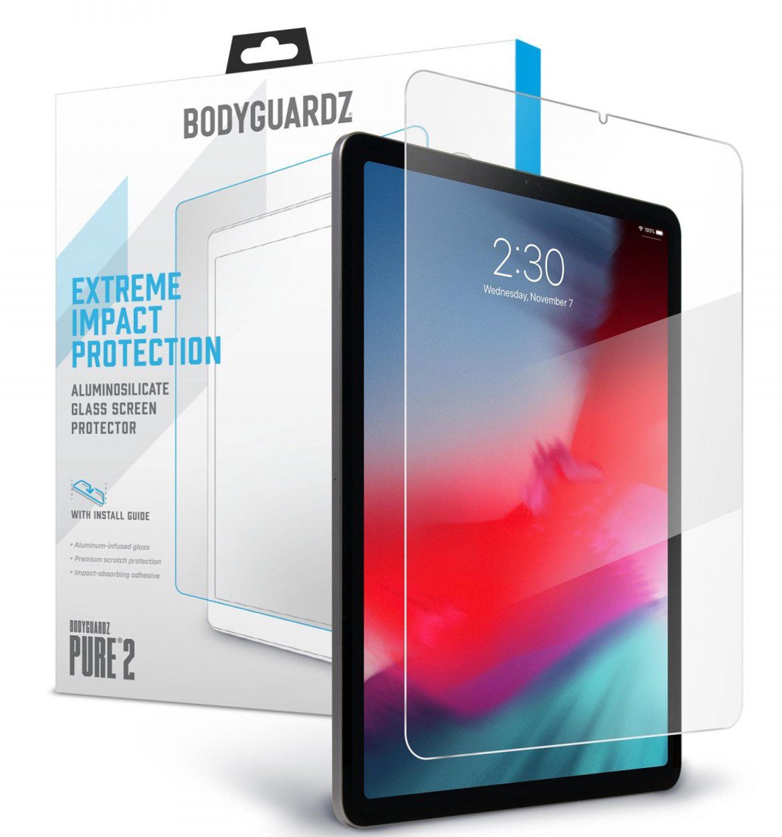 BodyGuardz Pure Glass ScreenGuardz iPad Pro 12,9 inch