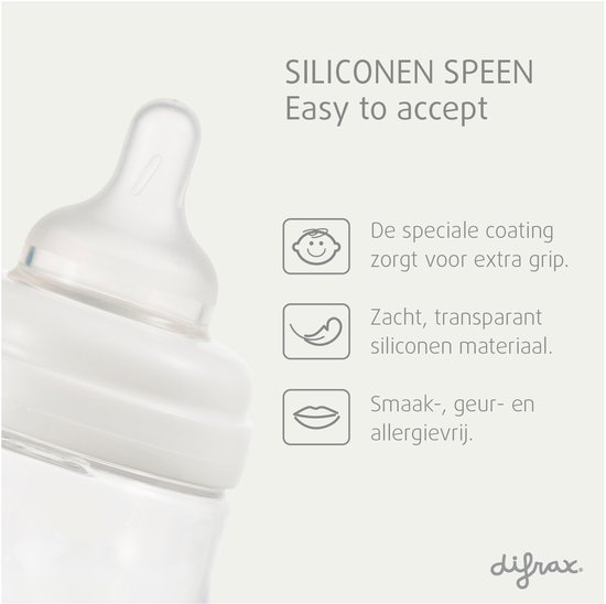 Difrax Anti-Colic S-babyfles Wide - 310 ml - 2 Stuks van Difrax — afbeelding 4