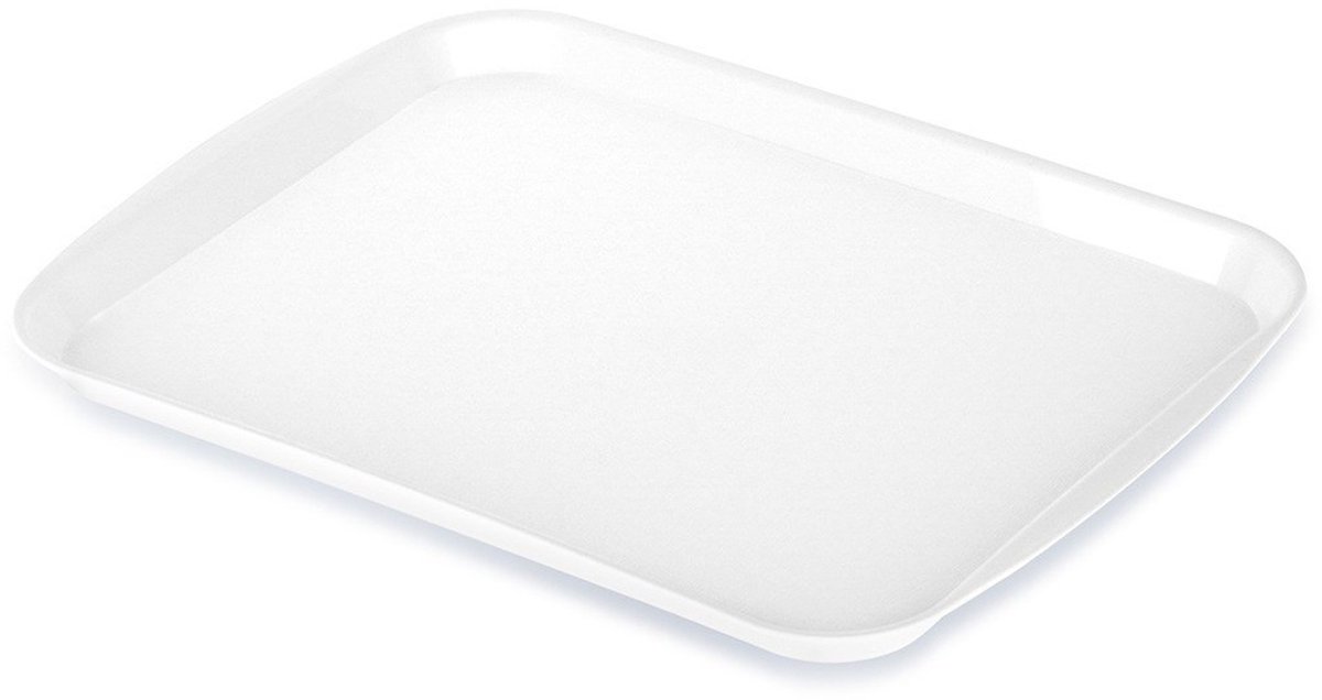 Dienblad Wit Rechthoekige 35,5x27 cm - Serveer Plateau - Serveerplateau