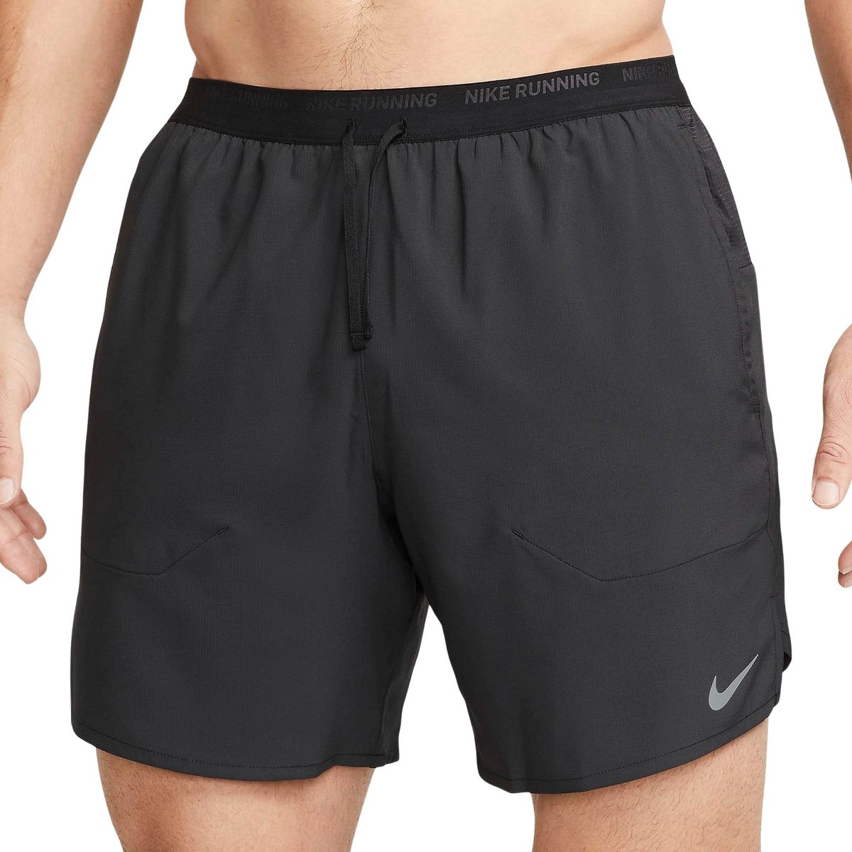 Nike Stride Dri-fit short Heren Zwart