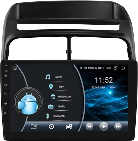 Touch Screen Gps RoverOne Autoradio CarPlay Per Fiat Grande Punto 2007-2012 - Android Touch
