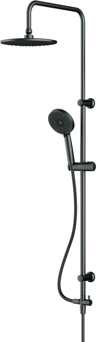 AM.PM Play - Regendouche zonder kraan - Zwart Doucheset - Handdouche met 5 functie - Hoofddouche 25 cm